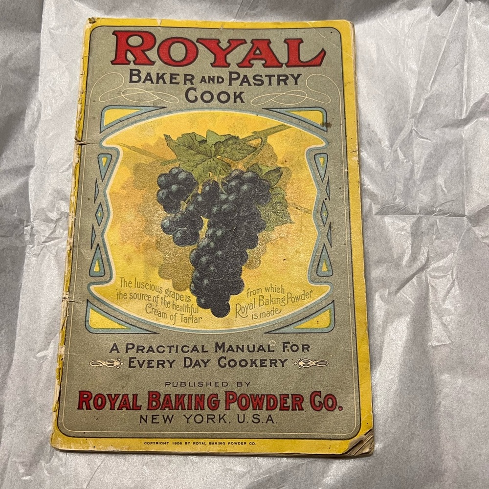 Antique cooking manual 1906